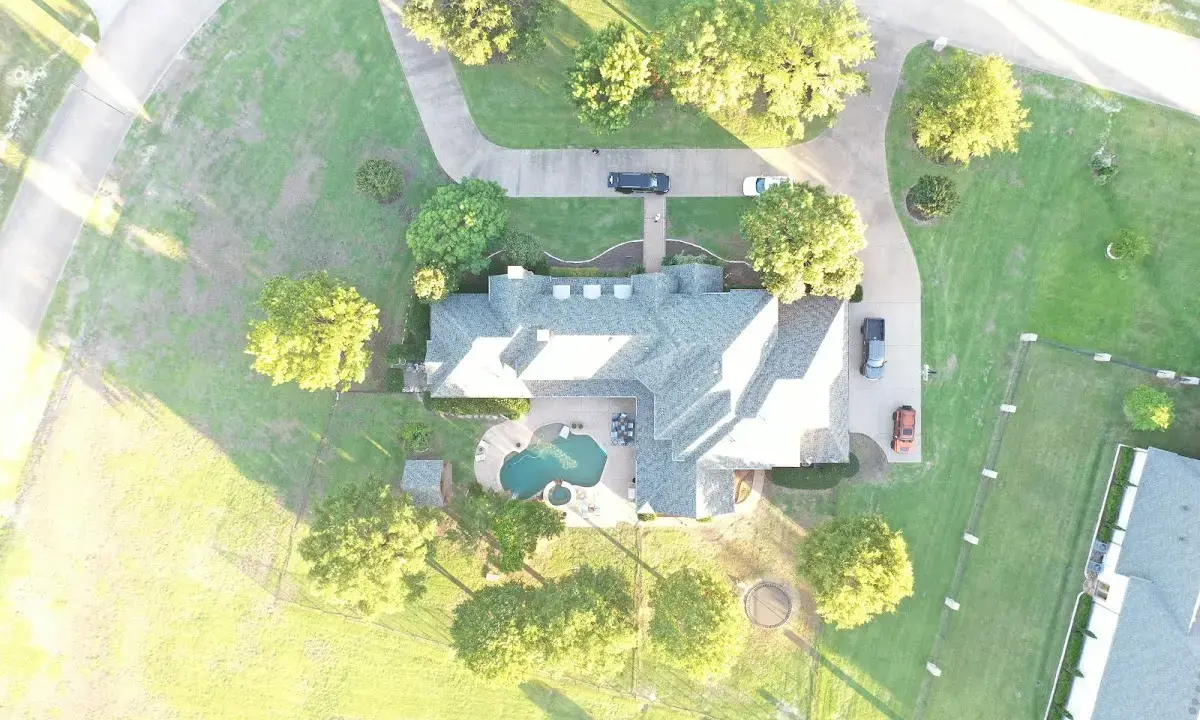 New shingle roof installation on a home in Gas City